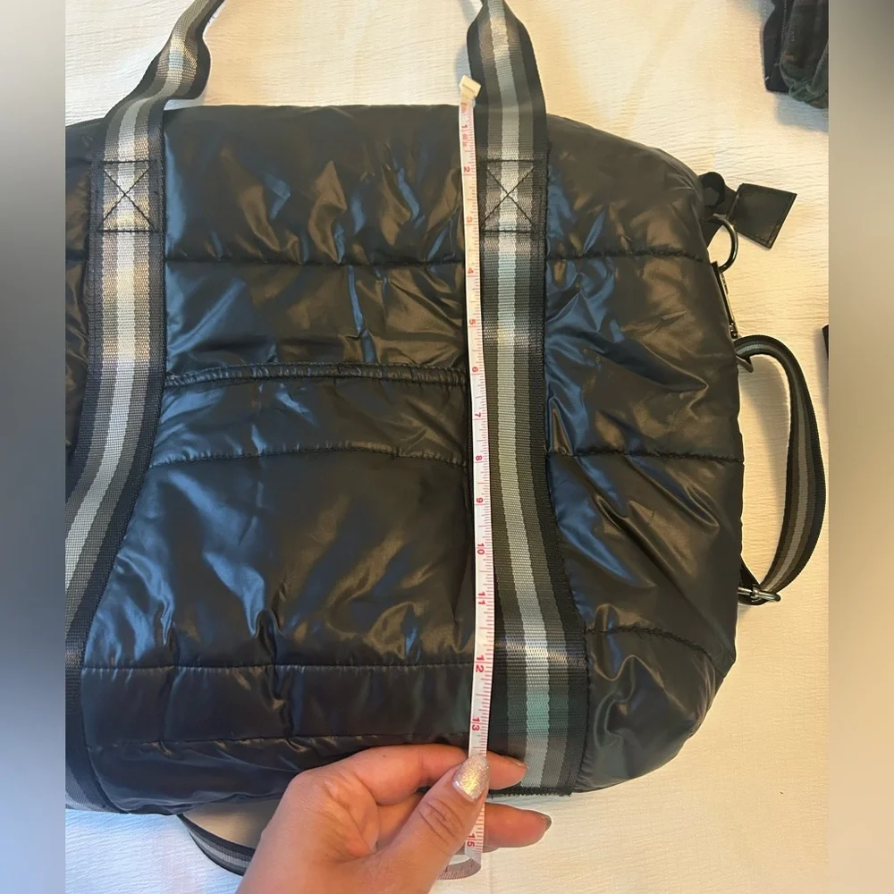 NWOT HAUTE SHORE Jamie Black Puffer Tote